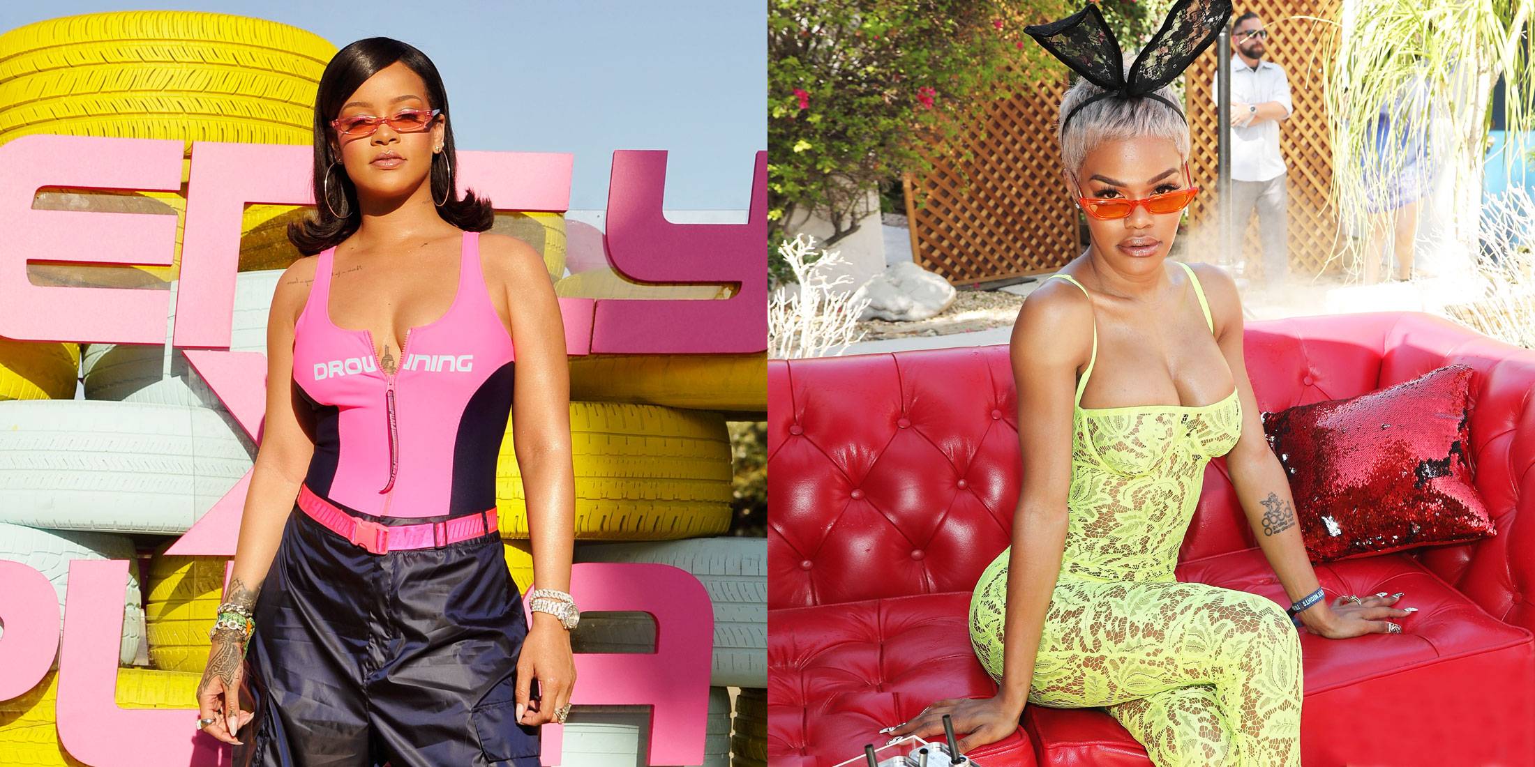 Rihanna Rocks Mysterious Ski Mask + Gucci, Y/Project to Coachella  [Celebrity Fashion] - theJasmineBRAND