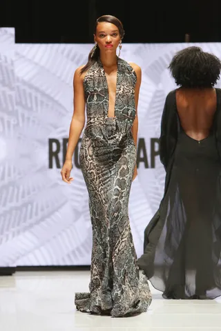 Slithering Across the Runway Like... - Reco Chapple does it again. (Photo: Rachel Murray/BET/Getty Images for BET)&nbsp;