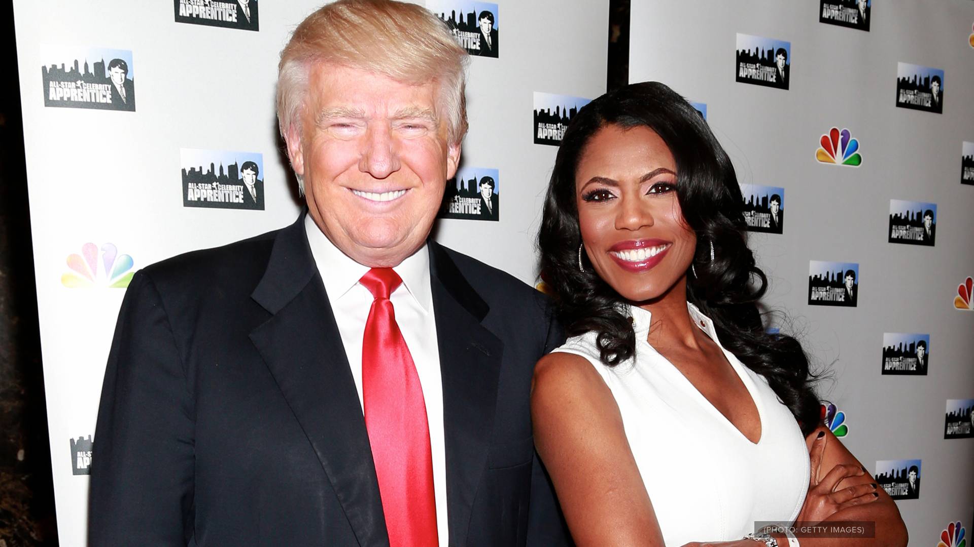 Donald Trump and Omarosa on BET Breaks in 2018.