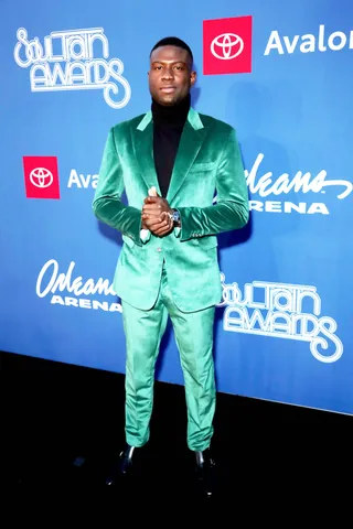 Sinqua Walls Rockin' That Velvet As Well! - (Photo: Leon Bennett/Getty Images for BET)&nbsp;