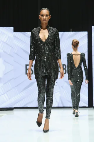 Slinky - Look at this sleek modern take on the cat suit in sequins. (Photo: Rachel Murray/BET/Getty Images for BET)&nbsp;