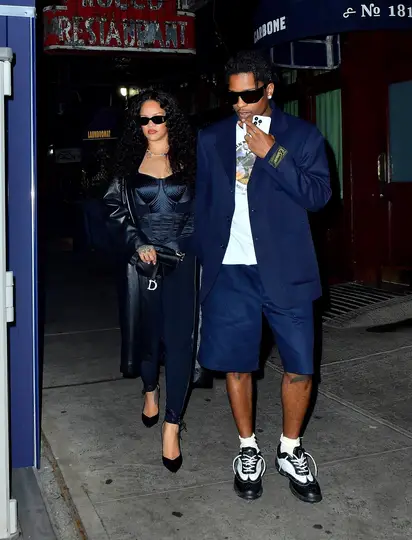 Mom and dad enjoyed - Image 1 from Rihanna And A$AP Rocky Step Out 