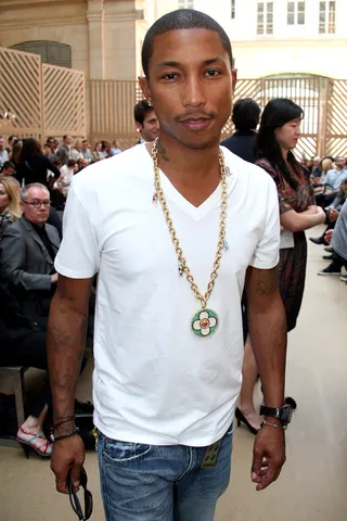 Pharrell vs. Diageo North America - Pharrell Williams filed a $5 million suit against Diageo North America over their failed Qream liquor partnership. Skateboard P alleged that Diageo shut down Qream without warning in July 2012 after two years of misguided promotions. Additionally, the suit says the company produced faulty bottle tops that impacted bartenders' and "consumers' willingness to use the product."   (Photo: Julien M. Hekimian/Getty Images)