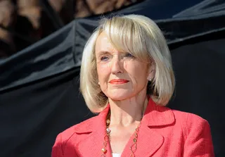 Will She or Won't She? - Arizona Gov. Jan Brewer has until March 1 to veto a bill that would allow businesses in the state to deny services to LGBT people. While she's mulling it over, top Republicans, including Mitt Romney and Arizona Sen. John McCain, are calling on her to do the right thing. And some lawmakers who supported the bill now regret having voted for it. (Photo: Ethan Miller/Getty Images)