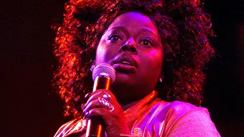 Angie Stone - Angie Stone has done it all: solo R&amp;B star, pioneering femcee as one-half of early-'80s duo Sequence and backup vocalist for D'Angelo and Lenny Kravitz. &nbsp;(Photo: Bryan Bedder/Getty Images)