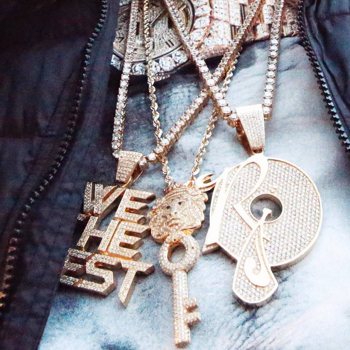 DJ Khaled Blinds Us With His Bling - It all looks so heavy and so, so shiny.(Photo: DJ Khaled via Instagram)