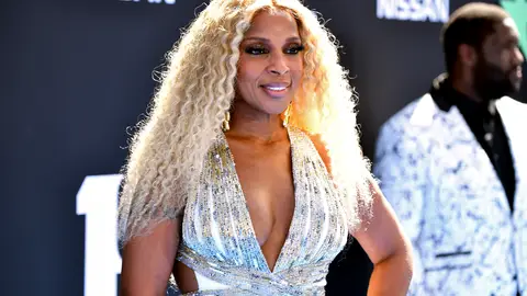 LOS ANGELES, CALIFORNIA - JUNE 23: Mary J. Blige attends the 2019 BET Awards at Microsoft Theater on June 23, 2019 in Los Angeles, California. (Photo by Paras Griffin/Getty Images)