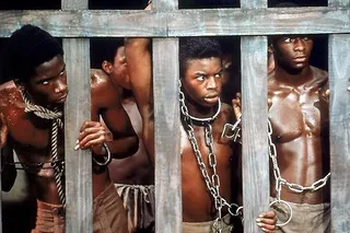 Roots (1976) - This groundbreaking mini-series, starring LeVar Buron, John Amos and Louis Gossett Jr., is one of the most acclaimed works of media of the past century. It earned 37 Emmy nominations, a Golden Globe and Peabody win and broke Nielsen ratings records. It's still the third most-watched television program in history.  (Photo: Warner Bros. Productions)
