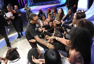 Bow Weezy Shows Love - 106 &amp; Park, December 7, 2012. (Photo: John Ricard / BET)