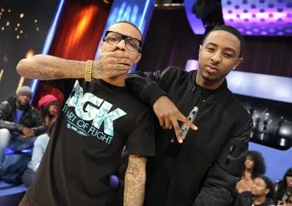 Oooops - 106 &amp; Park, December 7, 2012. (Photo: John Ricard / BET)