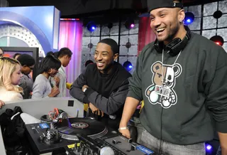 DJ Booth - 106 &amp; Park, December 7, 2012. (Photo: John Ricard / BET)