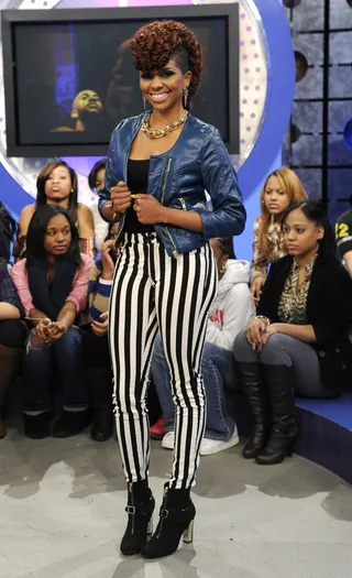 Miss Mykie - 106 &amp; Park, December 7, 2012. (Photo: John Ricard / BET)