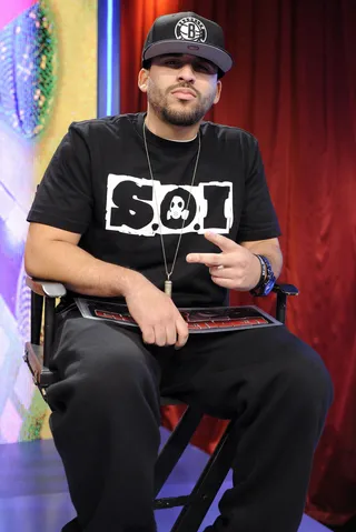 Bombaye - Freestyle Friday judge Jay "Bombaye" Pezzotti at 106 &amp; Park, December 7, 2012. (Photo: John Ricard / BET)