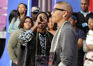 Ain't Even Listening - 106 &amp; Park, December 7, 2012. (Photo: John Ricard / BET)