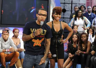 Bow Wow and Miss Mykie - Bow Wow and Miss Mykie at 106 &amp; Park, December 6, 2012. (Photo: John Ricard / BET)