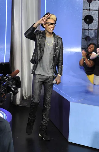 Salute - 106 &amp; Park, December 4, 2012. (Photo: John Ricard / BET)