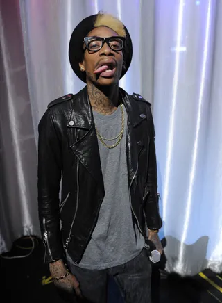 Wiz Khalifa @wizkhalifa - Tweet: "Congrats to @Thee_LoLaMonroe and @iamKingLos on their new addition to the family. The feelings is amazing!!!"Wiz Khalifa welcomes the newest member to the Taylor Gang family.(Photo: John Ricard / BET)