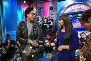Wiz Khalifa - 106 &amp; Park, December 4, 2012. (Photo: John Ricard / BET)