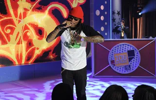 Aww Yeah - 106 &amp; Park, December 3, 2012. (Photo: John Ricard / BET)