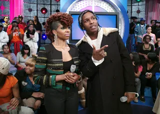 Look Up In the Sky - 106 &amp; Park, December 3, 2012. (Photo: John Ricard / BET)