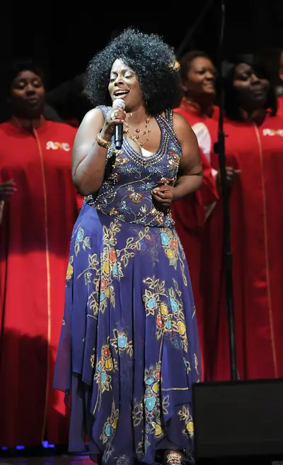 Angie Stone: December 19 - The R&amp;B diva turns 53 this week.(Photo: Rick Diamond/Getty Images for Gospel Music Association)