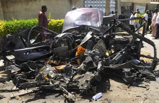 Boko Haram Suspected in Two Nigerian Blasts - Militant group Boko Haram is being blamed for two explosions that rocked two different northern Nigerian cities Monday.&nbsp;(Photo: EPA/STR /LANDOV)