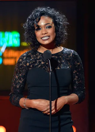 Tatyana Ali - UNCF supporter Tatyana Ali stresses the importance of education.&nbsp;(Photo: Earl Gibson III/Getty Images for BET)
