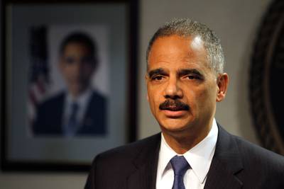 Operation Scapegoat - &quot;I've become a symbol of what they don't like about the positions this Justice Department has taken,&quot; Holder said in response to the contempt vote. &quot;I am also a proxy for the president in an election year. You have to be exceedingly naive to think that vote was about … documents.&quot;  (Photo: Chris Graythen/Getty Images)