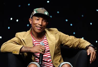 Genius Talks: Pharrell Williams - Pharrell Williams sat down to talk with Bevy Smith about his career, where his creativity comes from and how he made it in the business.(Photo: Chelsea Lauren/Getty Images for BET)
