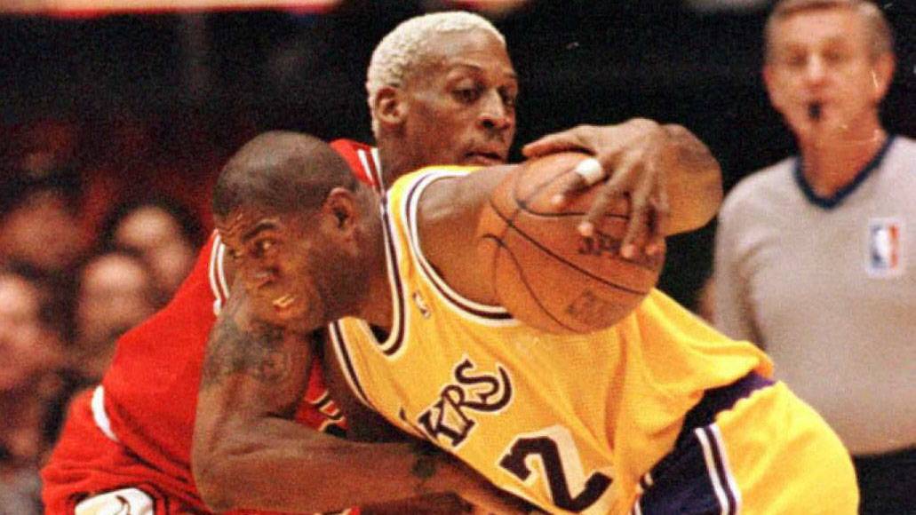 magic johnson vs dennis rodman