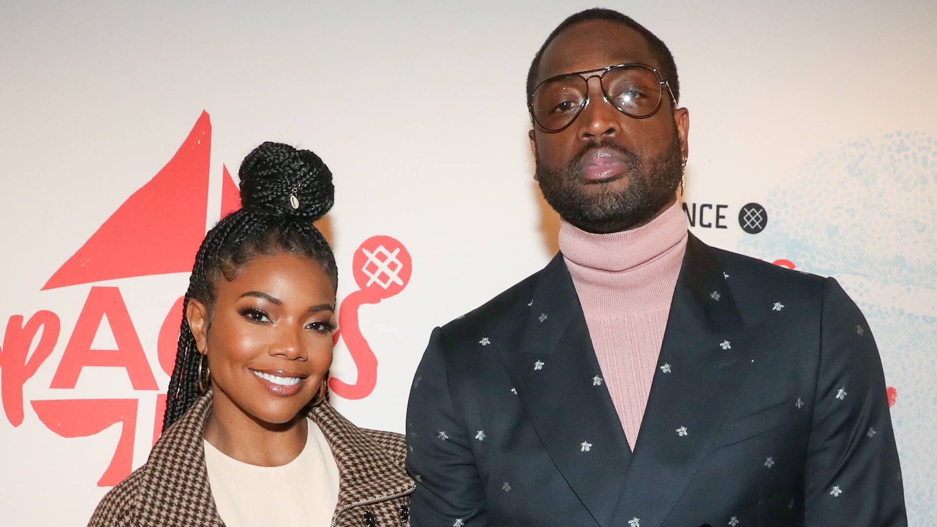 Gabrielle Union and Dwyane Wade on BET Buzz 2020