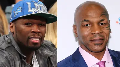 50 Cent/Mike Tyson - In 2003, as his star was continuing to grow, 50 Cent made the move from New York to Connecticut after he purchased boxer Mike Tyson's former home for $4.1 million. The mansion has 52 rooms including 18 bedrooms, 25 bathrooms, five Jacuzzis, an elevator and a movie theater. Fif ended up putting the house on the market in 2007.&nbsp;&nbsp;(Photos from left: Elsa/Getty Images, Ethan Miller/Getty Images)&nbsp;