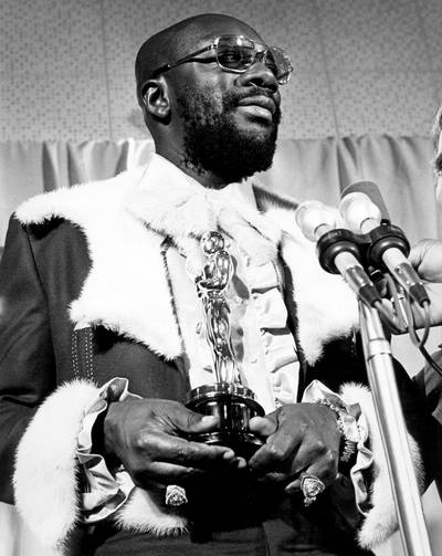 Isaac Hayes (Won) - In 1971, “Theme From Shaft” hit No. 1 on the Billboard Hot 100. Only a few months later, the hit was awarded Best Original Song at the Academy Awards and Isaac Hayes became just the third African-American to win an Oscar.&nbsp;(Photo: Michael Ochs Archives/Getty Images)