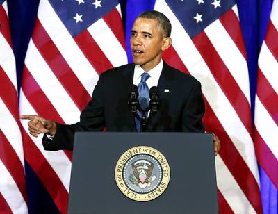A Necessary Evil - &quot;The reforms I'm proposing today should give the American people greater confidence that their rights are being protected, even as our intelligence and law enforcement agencies maintain the tools they need to keep us safe,&quot; Obama said during the 45-minute speech.  (Photo: Mark Wilson/Getty Images)