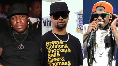 Juvenile and Cash Money - After a very successful run with Cash Money, Juvenile left unceremoniously, voicing money issues he had with the label. He and his former labelmates put that aside in 2012, however, when Juve linked with Birdman and Lil Wayne for &quot;Picture Perfect.&quot;(Photos from Left: Christopher Polk/Getty Images For BET, Brad Barket/PictureGroup, Ethan Miller/Getty Images)
