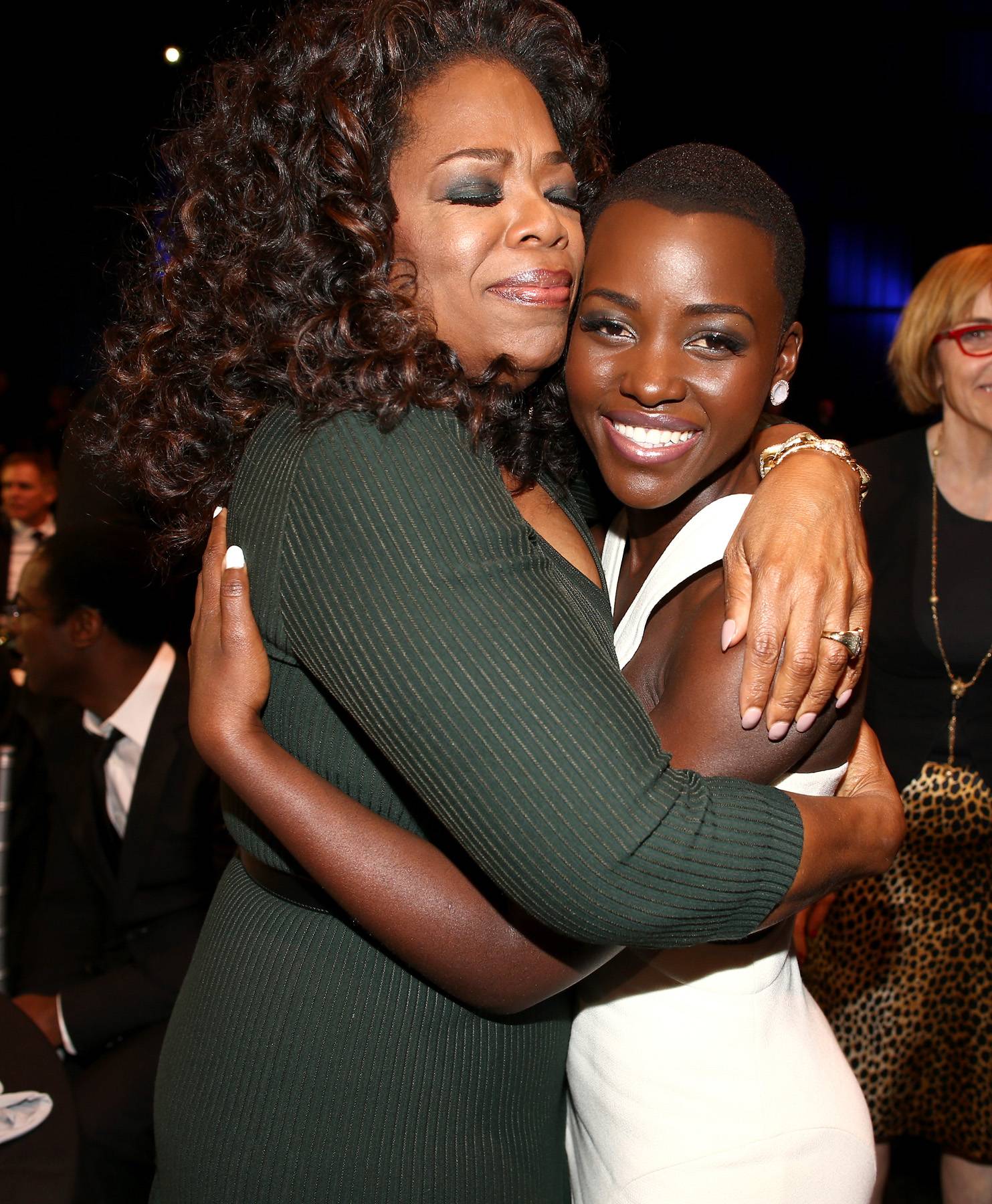 Oprah Winfrey Lupita Nyong'o 19th Annual Critics Choice Movie Awards