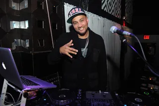 Holdin' It Down - DJ Lyve is fully equipped to keep the music on hit in between sets.(Photo: Brad Barket/BET/Getty Images for BET)