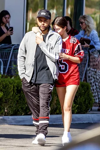 The Weeknd and Selena Gomez - The Weeknd and Selena Gomez out and about in LA. (Photo: KAMA&nbsp;/ BACKGRID)