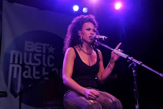 Black Girls Rock - Newcomer Elle Varner showed the audience at the BET Music Matters Tour what she's working with.(Photo: John Ricard / BET)