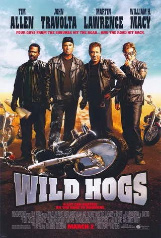 Wild Hogs - Lawrence lives on the wild side opposite Tim Allen, John Travolta and William H. Macy as one of four middle-aged men who decide to take a road trip to get away from their wives.(Photo: Buena Vista Pictures)