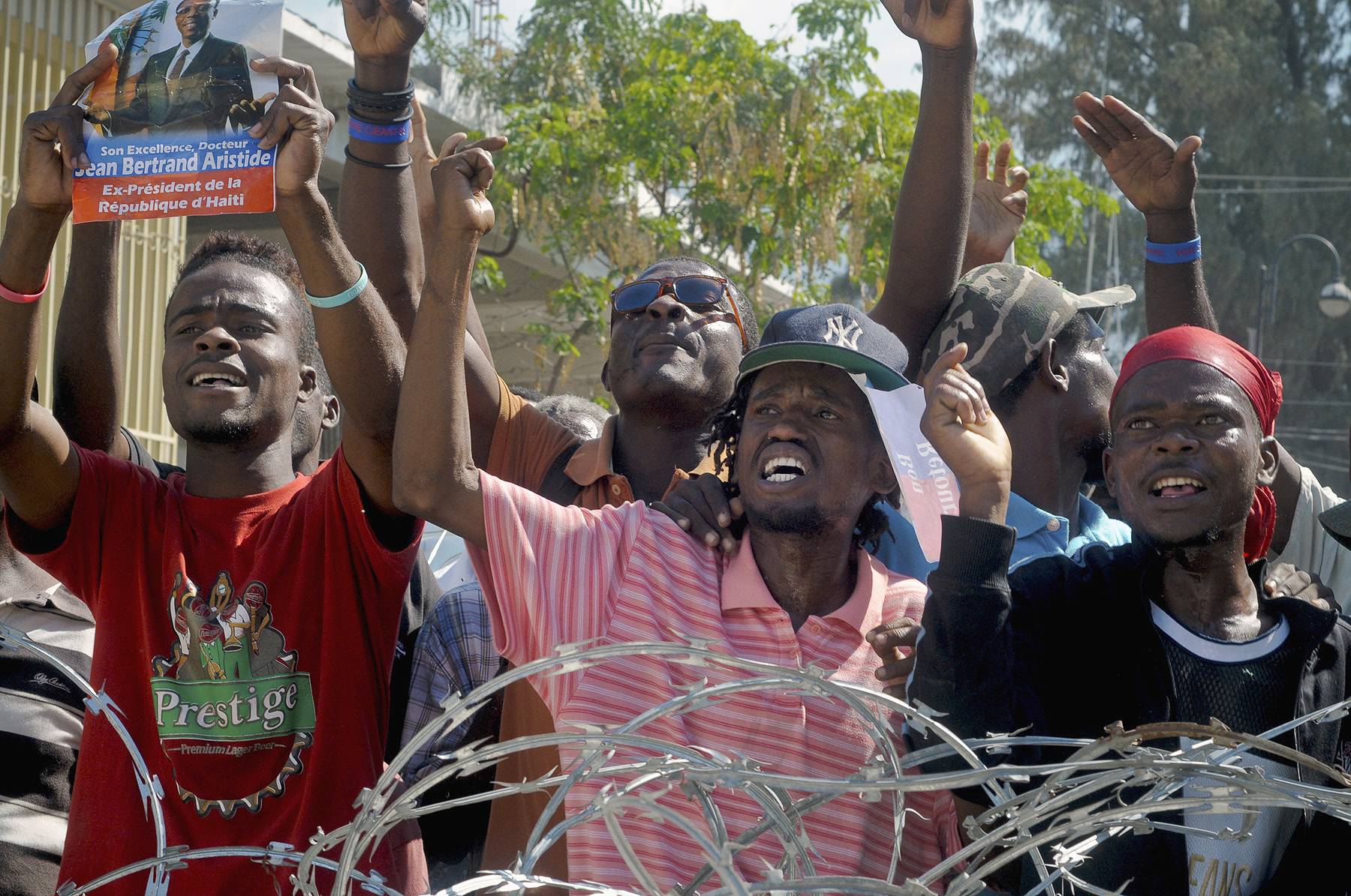 Haiti Martelly protest