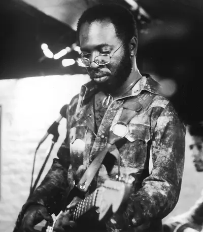 Curtis Mayfield - The legendary singer-songwriter scored the film's classic sountrack, which has been covered by pop singers from En Vogue to Mary J. Blige. After being paralyzed by a stage accident in Brooklyn in 1990, Mayfield continued his iconic music-making career until his death in 1999.(Photo: Hulton Archive/Getty Images)