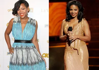 Meagan Good or Sanaa Lathan as Whitney Houston - Bobbi Kristina Brown recently made clear that she thinks she should be the only one to play her late mother, but it will take some serious acting skills to tackle Whitney's life story. We think Good&nbsp;— who was in talks with Houston for the role before she passed&nbsp;— and Lathan have the perfect combo of wholesomeness and otherwordly beauty (it's all in the smile!) to pull off the sought-after part. (Photos from left: Frederick M. Brown/Getty Images, Kevin Winter/Getty Images)