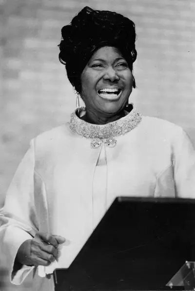 Mahalia Jackson - Mahalia Jackson was regarded as one of the most influential gospel singers in the world. Jackson performed “I Been Buked and I Been Scorned” before&nbsp;Martin Luther King Jr.&nbsp;gave his speech at the&nbsp;March on Washington&nbsp;for Jobs and Freedom&nbsp;in 1963.&nbsp;(Photo: Keystone/Getty Images)