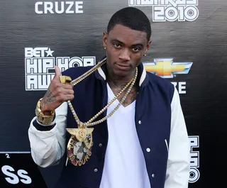 Soulja Boy Told Us - Soulja Boy doesn't have to say a thing because the bling says it all!(Photo: Ben Hider/PictureGroup)