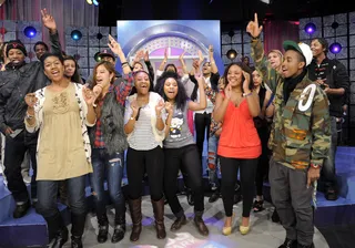 We're Live - The Livest Audience at 106 &amp; Park, February 27, 2012.&nbsp; (Photo: John Ricard / BET)