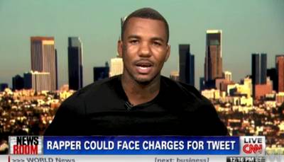 Oops - Game gets in hot water when he tweets the number of the Compton office of the L.A. sheriff and tells his thousands of followers to call to apply for an internship. The resulting &quot;telephone flash mob&quot; jams the sheriff's phone lines for hours and delays emergency response times. Game later apologizes on CNN after police launch an investigation into the incident.(Photo: CNN)