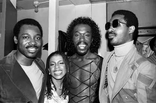 Stevie Wonder - In 1986, Ashford &amp; Simpson teamed up with Stevie Wonder for &quot;Nobody Walks in L.A.&quot;(Photo: Richard E. Aaron/Redferns)