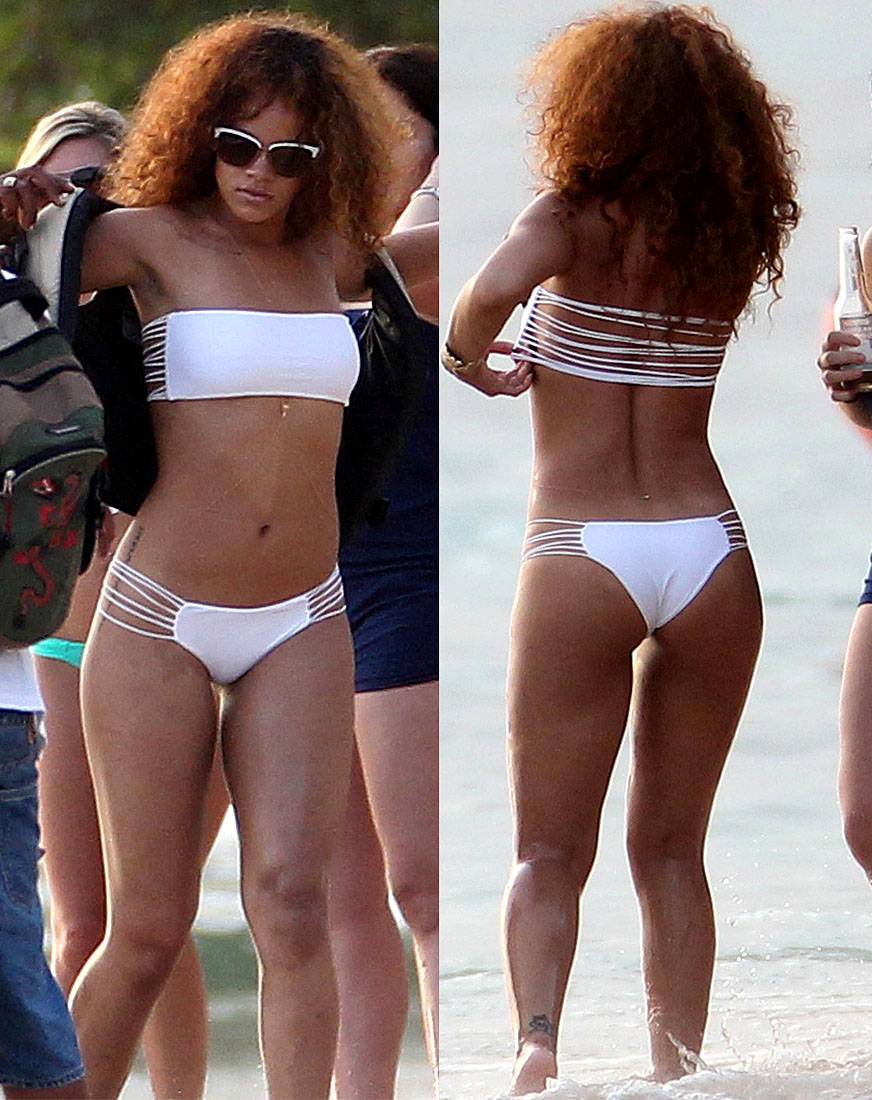 White Hot Image 1 from Barbadian Beauty Rihanna s Swimmin