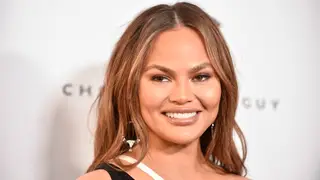 Chrissy Teigen attends the 7th Annual Hollywood Beauty Awards at Taglyan Complex on March 19, 2022 in Los Angeles, California.